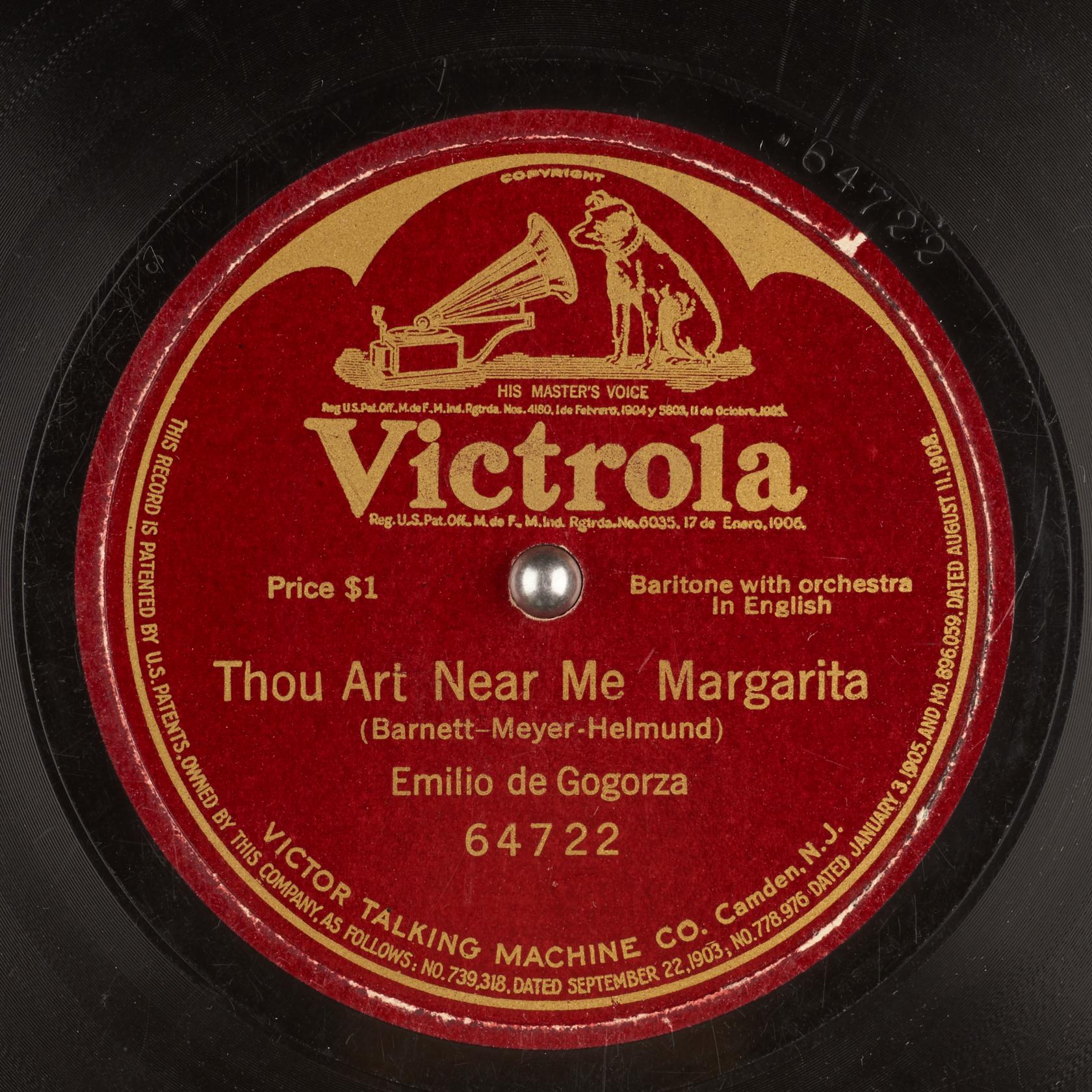 Thou Art Near Me Margarita : Emilio de Gogorza : Free Download, Borrow, and Streaming : Internet ...